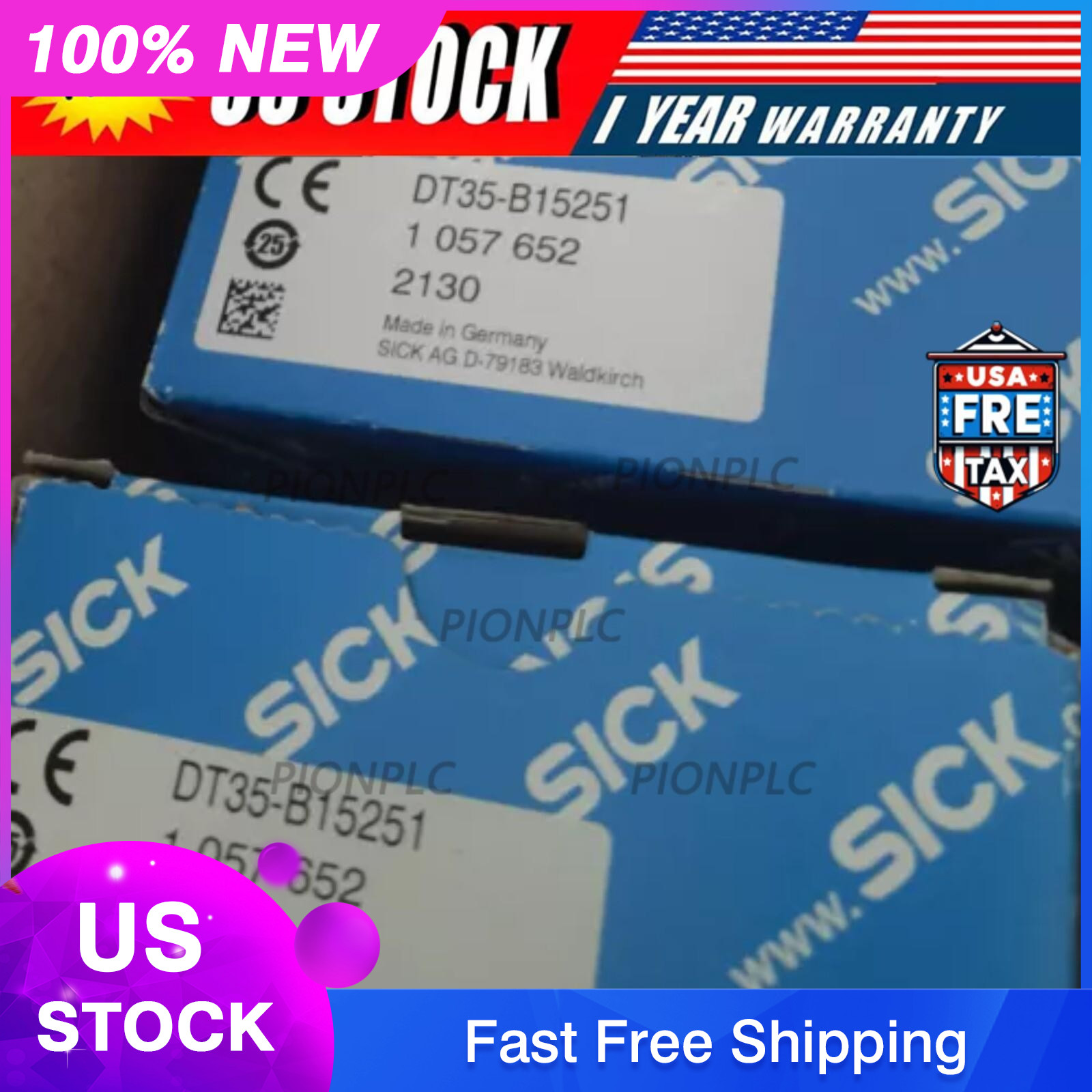 New Sick DT35B15251 1057652 DT35-B15251 Laser distance sensor