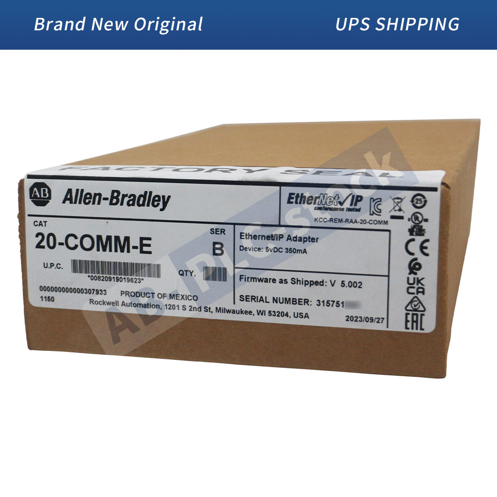 New Allen-Bradley 20-COMM-E PowerFlex Architecture Class EtherNet/IP