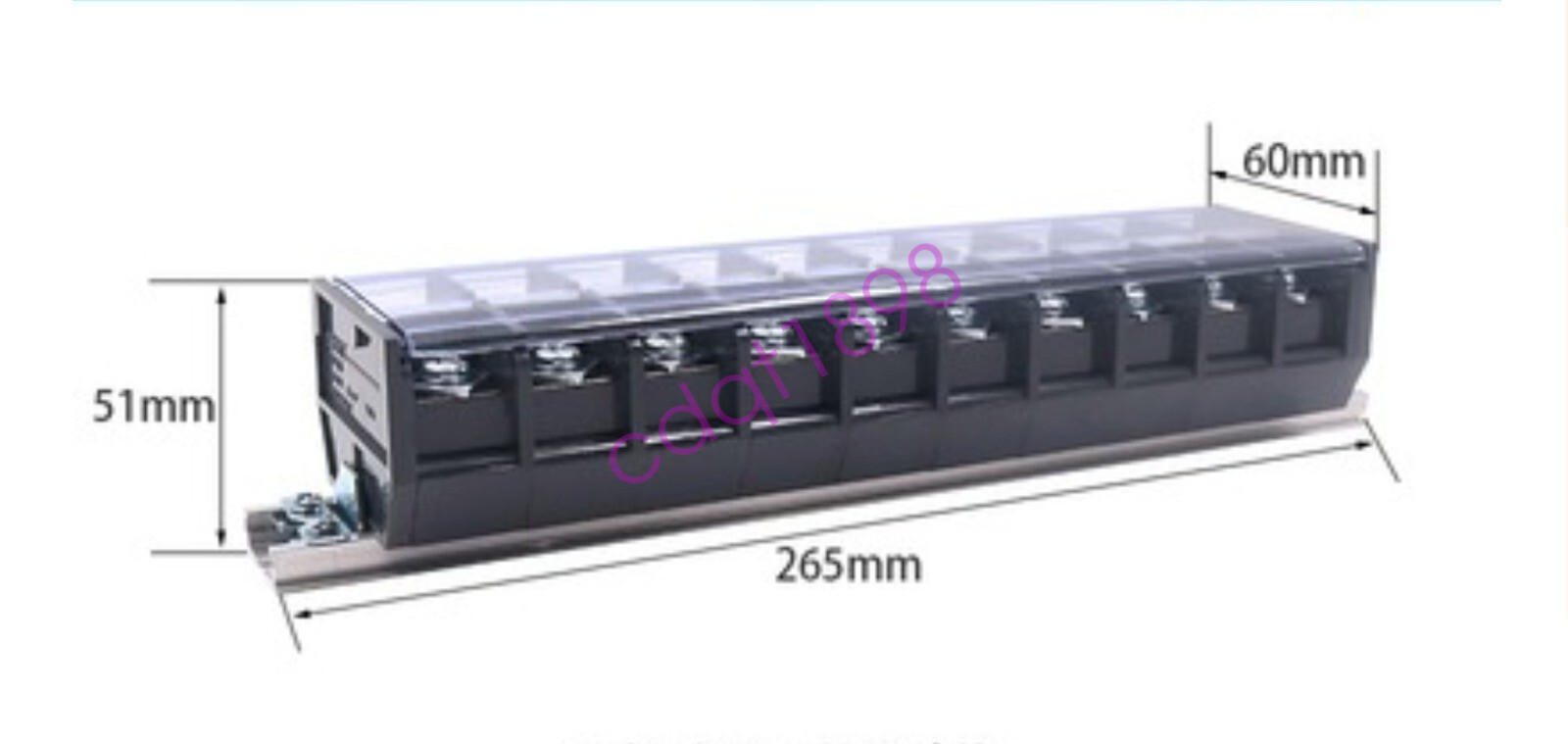 1 PCS NEW CHINT TD Series Connecting Terminal TD-10010 100A Free Shipping