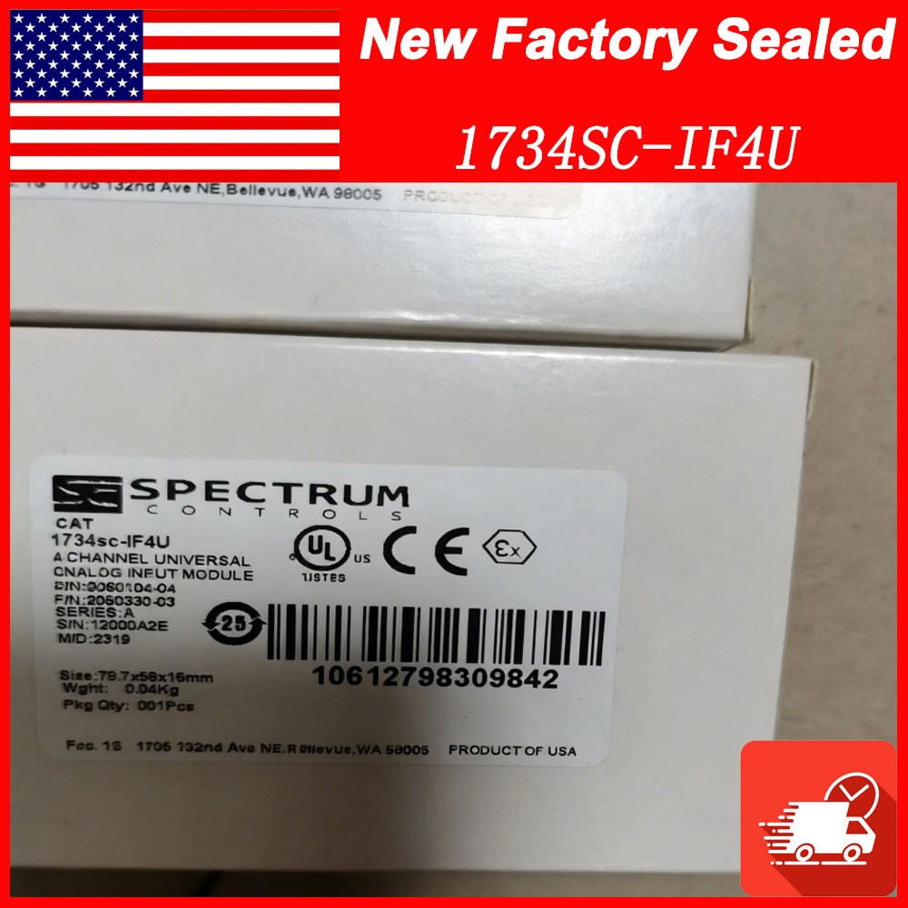 Brand New AB 1734SC-IF4U SER A Spectral Control 4 CH Universal Analysis Input US
