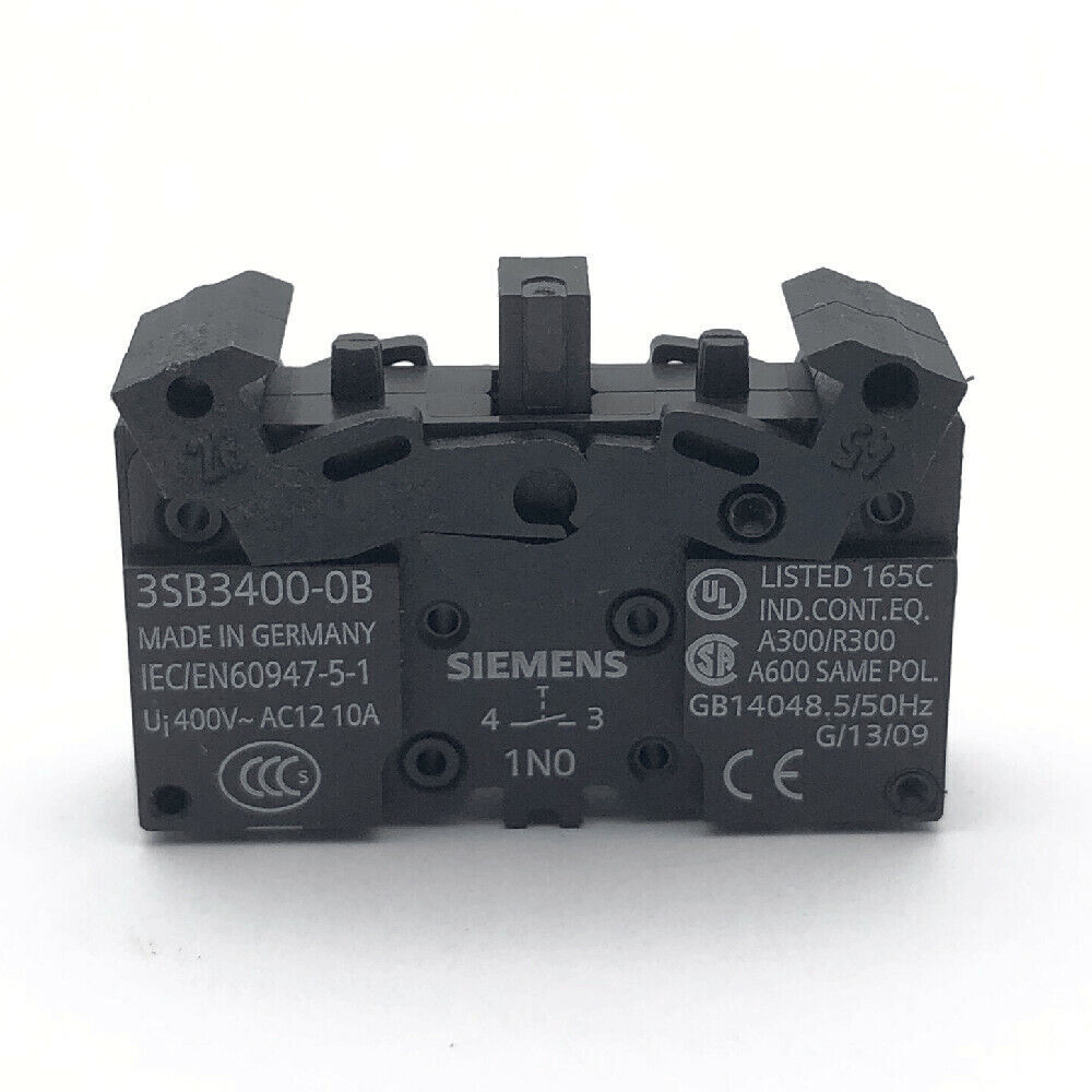 1PC Siemens 3SB3400-0B New Pushbutton Switch Auxiliary Contact Fast Shipping