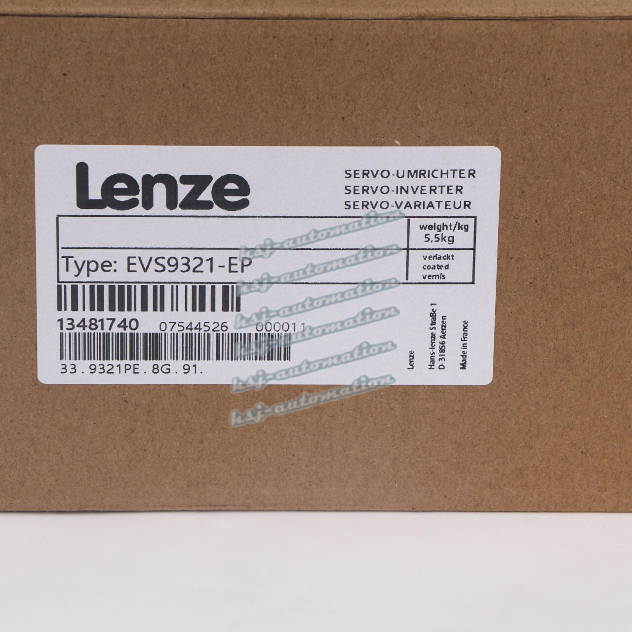 EVS9321-EP IPCS New Sealed Original Lenze EVS9321-EP Servo Inverter
