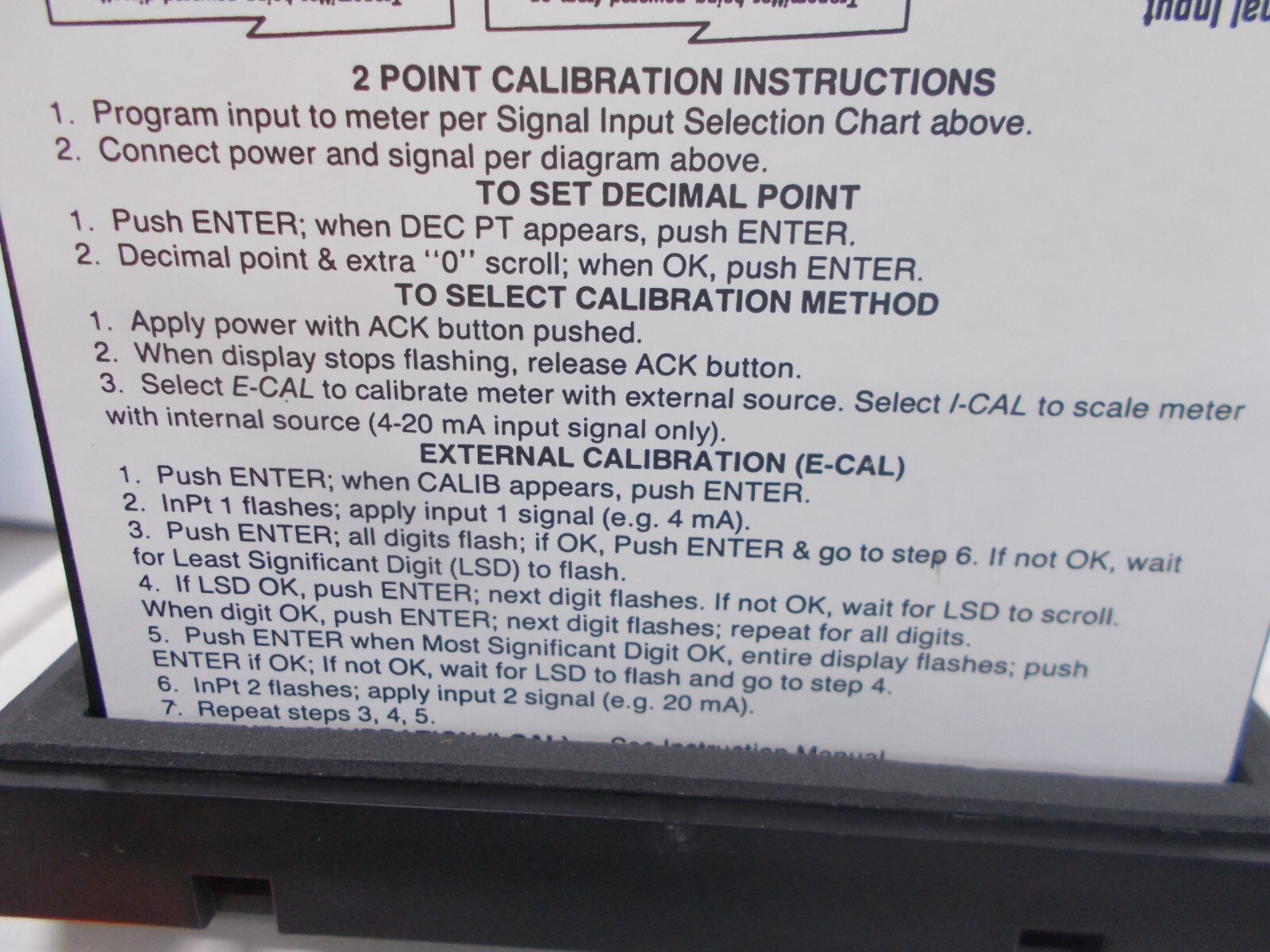 Action Instruments V438-0000-1 Universal Process Meter
