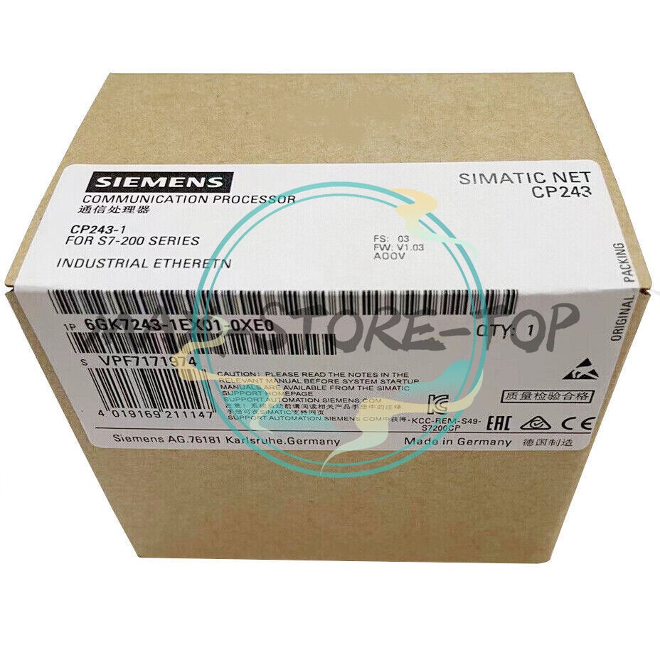 6GK7 243-1EX01-0XE0 SIEMENS 6GK7243-1EX01-0XE0 CP243-1 communications Processor