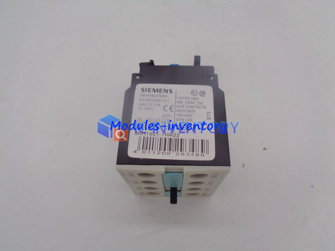 1PCS New Siemens 3RH1921-1HA22 Auxiliary Contact Block 2NO 2NC 6Amp 690v