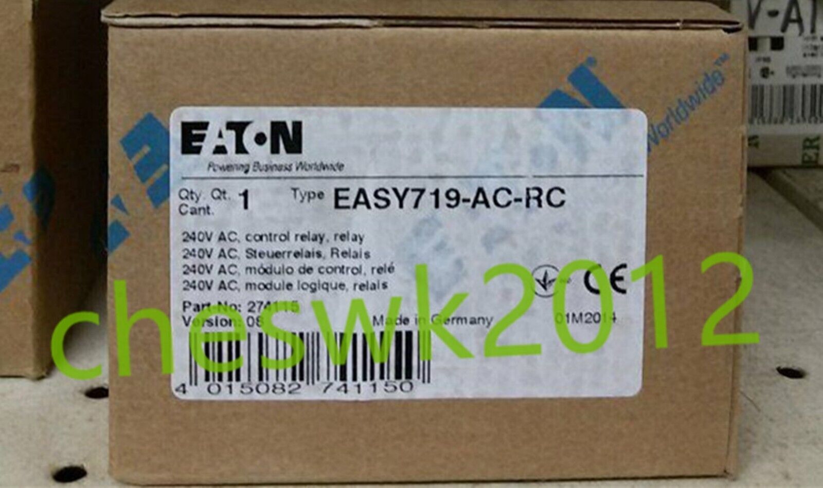 1 PCS NEW IN BOX EATON MOELLER control relay EASY719-AC-RC /da #Z/
