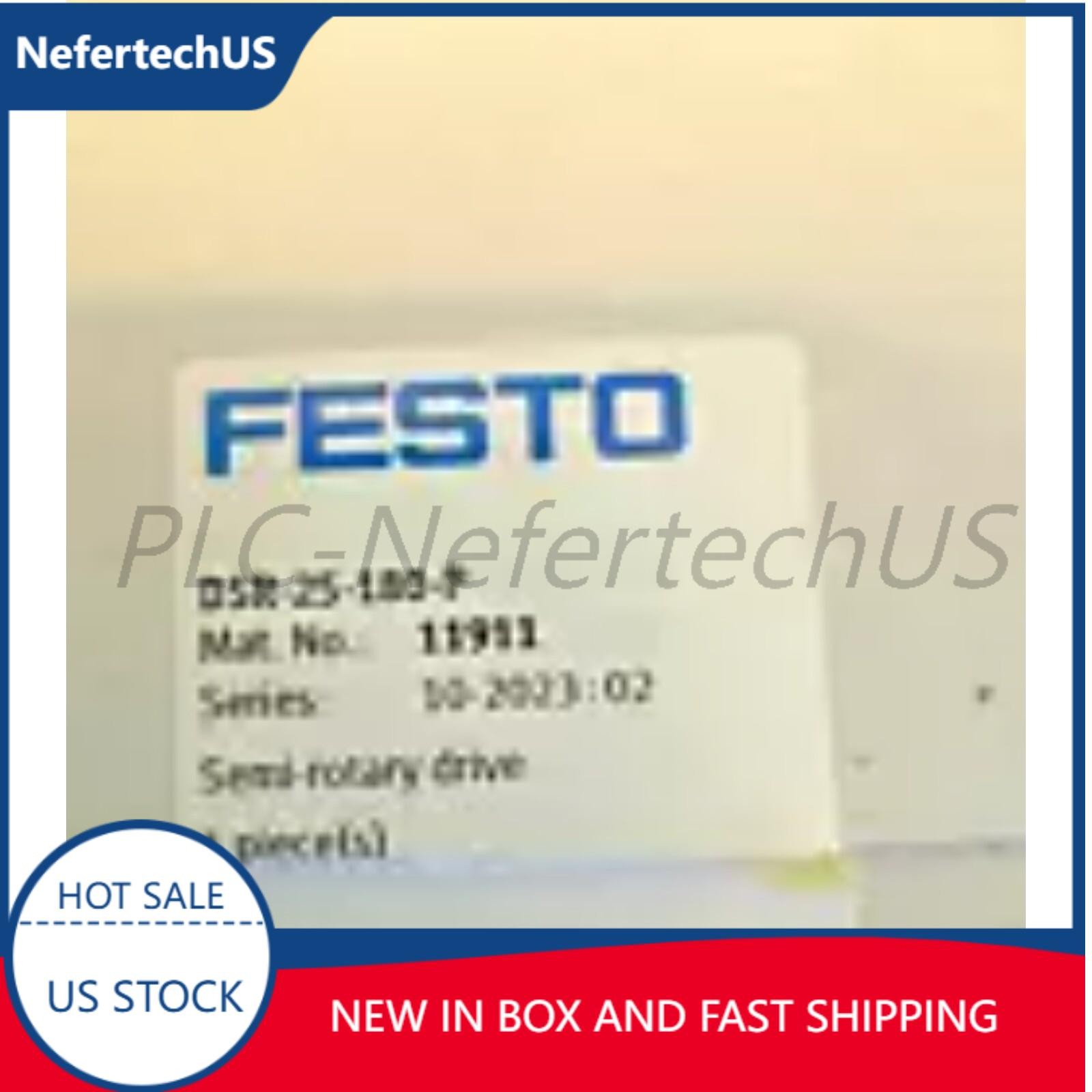 New DSR-25-180-P Festo 11911 Semi-rotary drive Fast Shipping