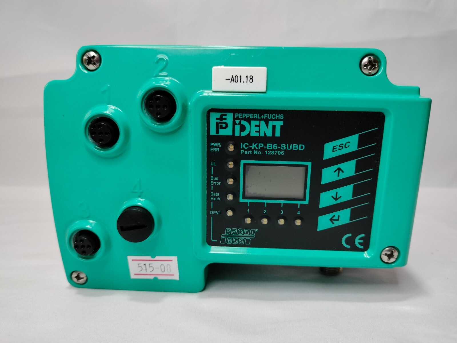 Pepperl & Fuchs Ident IC-KP-B6-SUBD ICKPB6SUBD 128706 Control Interface Unit