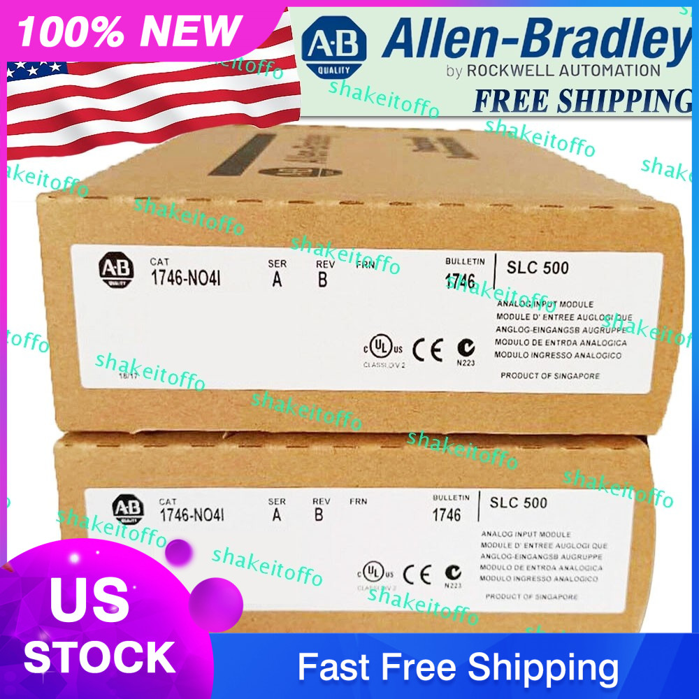 Brand New Factory Sealed AB 1746-NO4I/A Point Analog Output Module AB