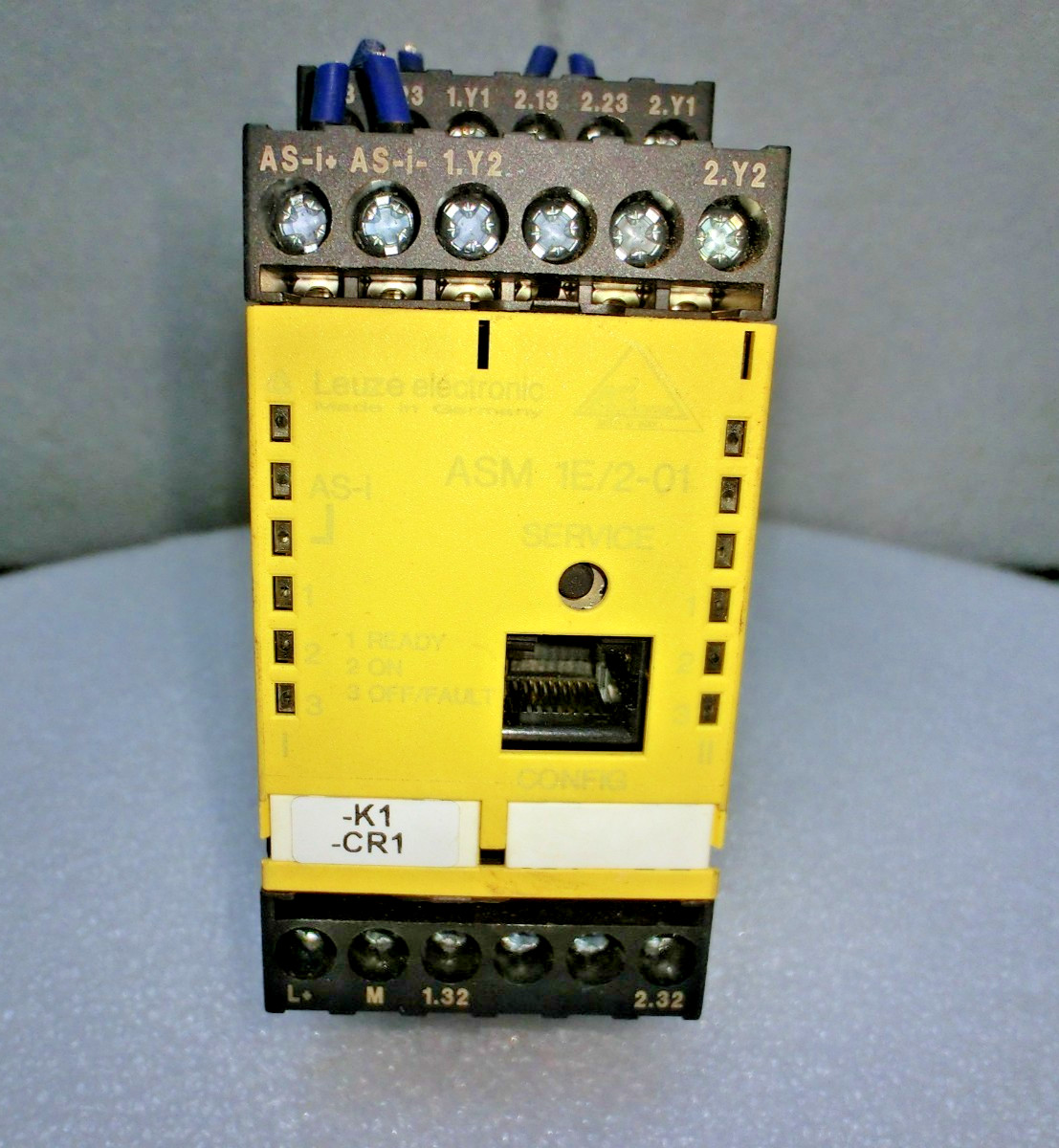 Leuze Electronic ASM1E/2-01 Safety Monitor,24Vdc,Uimp 4KV,Ui 300V,Used,GE+9766