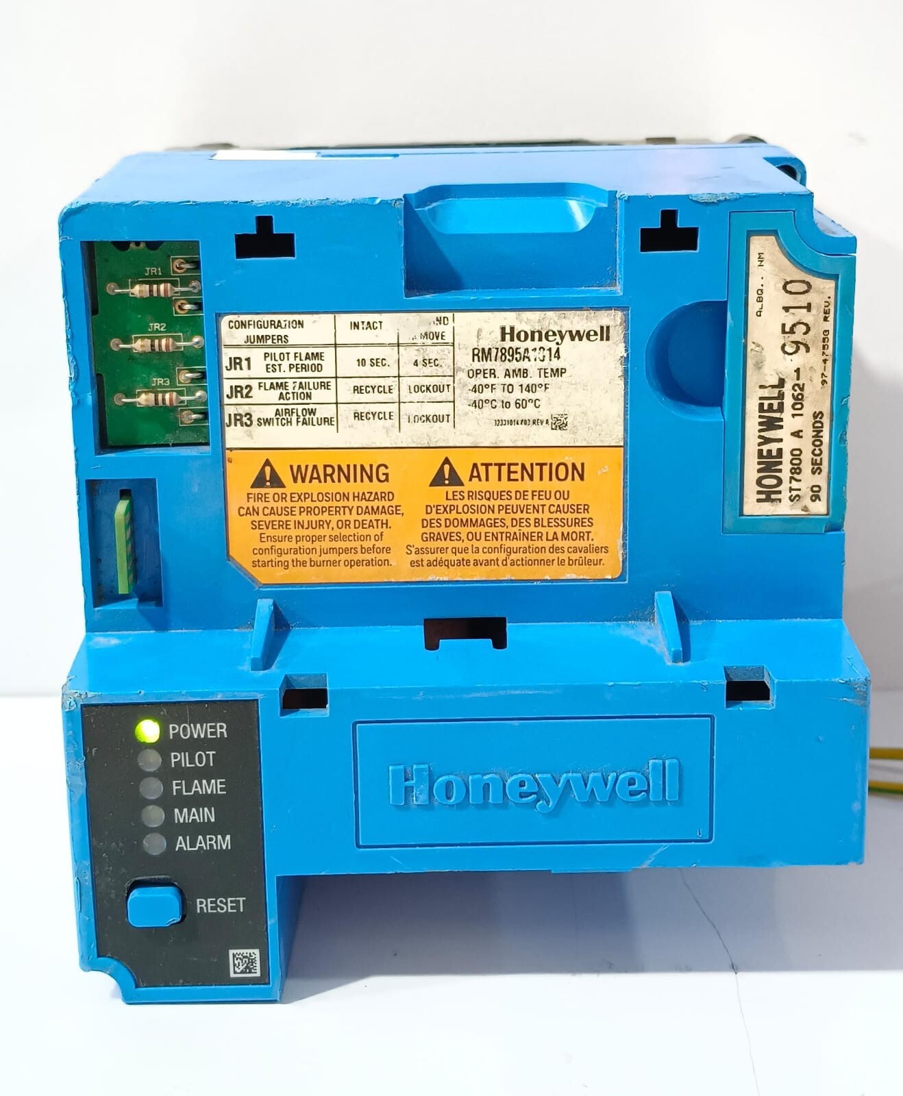 Honeywell RM7895A1014, RM7800E,G,L,M; RM7840E,G,L,M 7800 SERIES Relay Modules