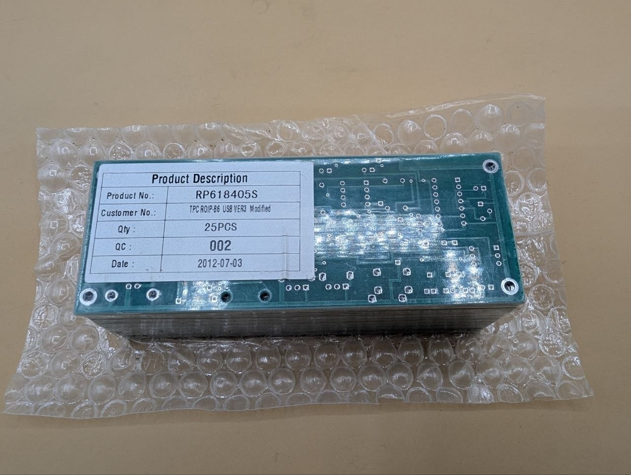 TPC RoIP-B6 USB VER3 Bare PCB Lot 25pcs RP618405S Radio over IP 2012 – RD93