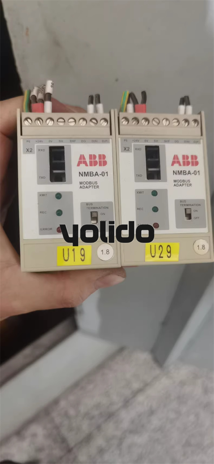 used ABB nmba-01 modbus adapter FedEx/DHL EXPEDITED SHIPPING Free shipping