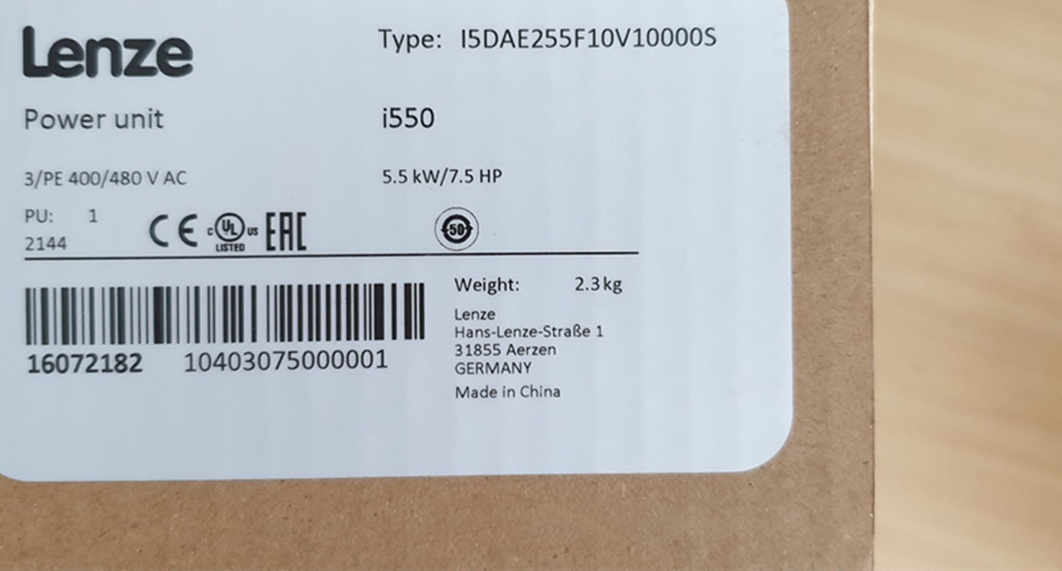 1PC New Lenze I5DAE255F10V10000S Fedex/DHL With 1 Year Warranty