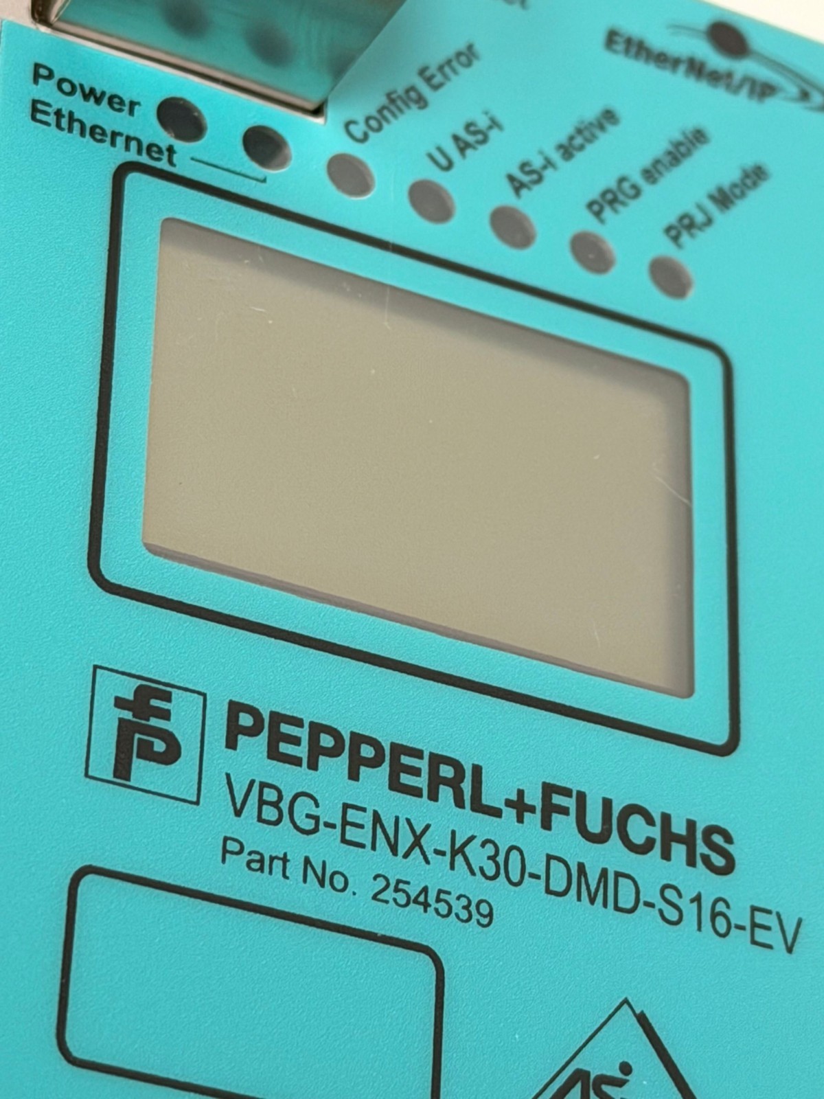 PEPPERL FUCHS VBG-ENX-K30-DMD-S16-EV ASi 3.0 ETHERNET/IP MODBUS TCP GATEWAY 2018