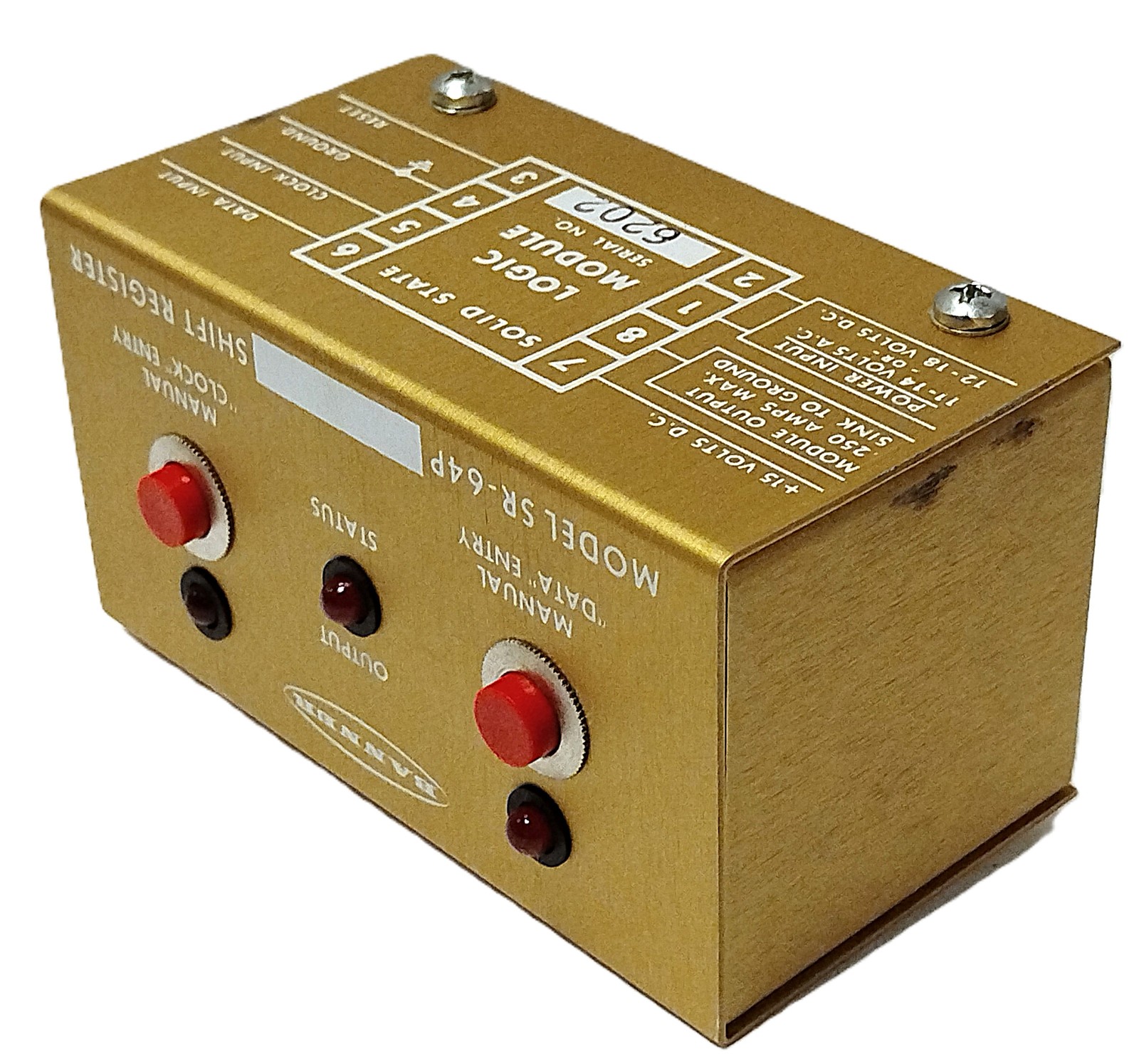 Banner Engineering SR-64P 11-14VAC/12-18VDC 0.25 A Solid State PLC Logic Module