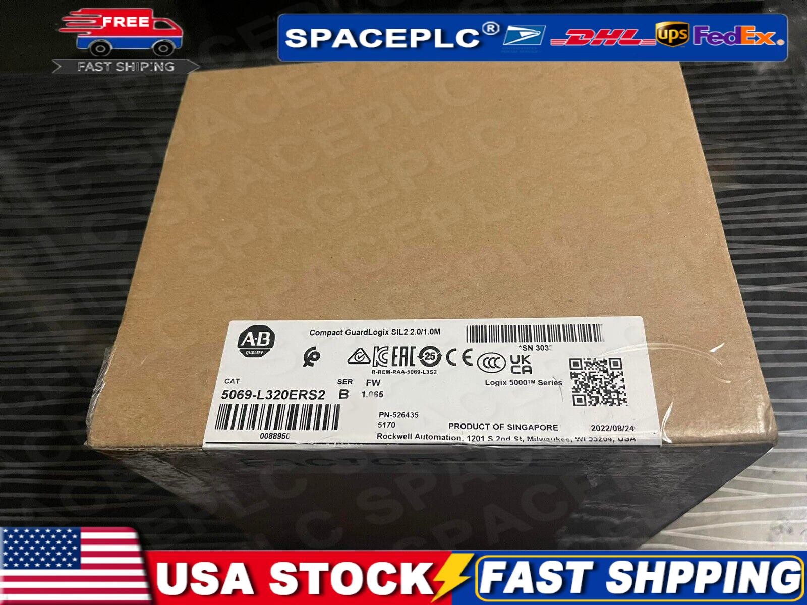 2022 NEW Seal 5069-L320ERS2 /B GuardLogix PLC Processor Compact