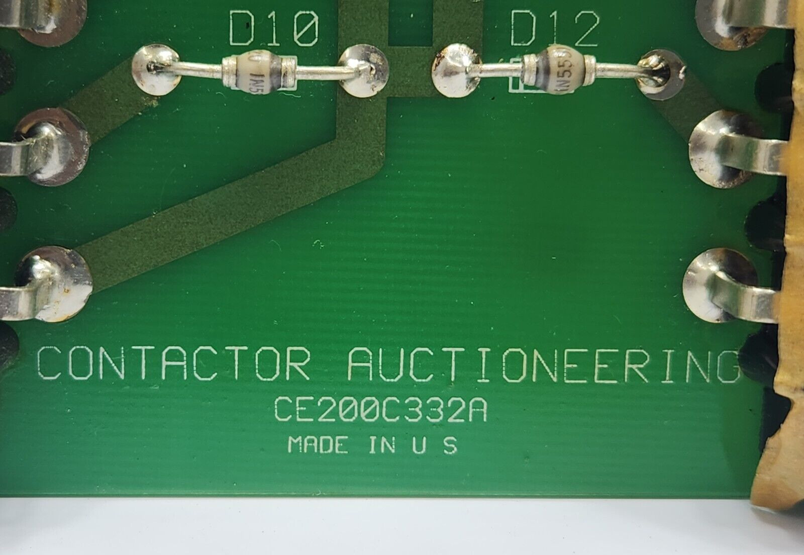 ROSS HILL CONTROLS CE200C332A CONTACTOR AUCTIONEERING PCB CARD 2000-1700-00