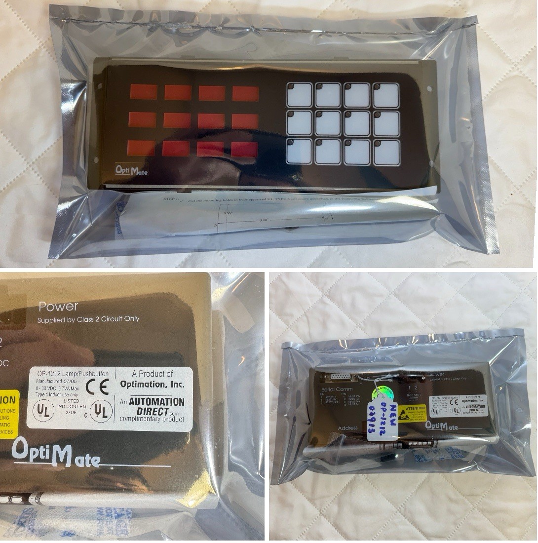 AUTOMATION DIRECT OptiMate OP1212 Lamp/Pushbutton