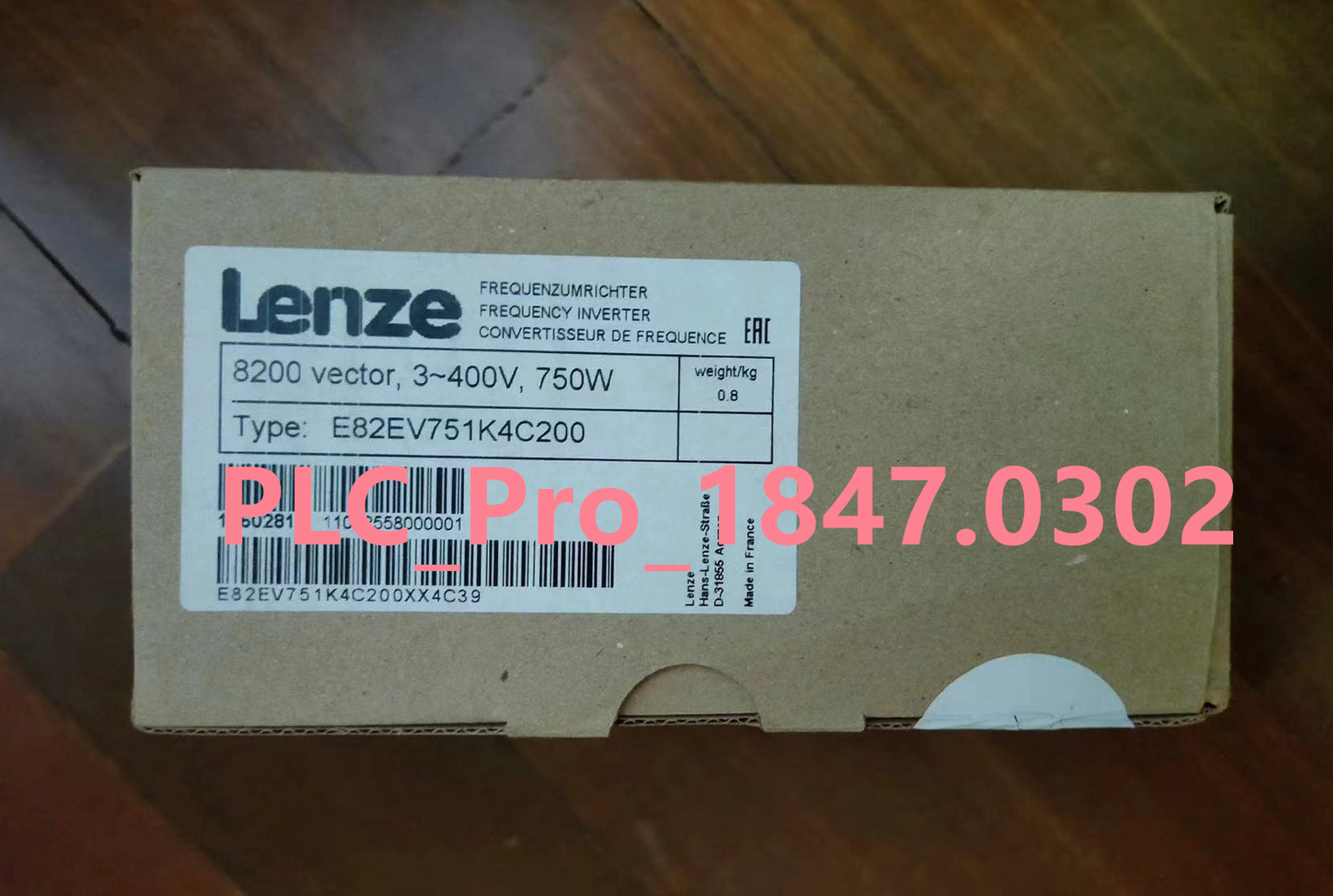 E82EV751K4C200 1PCS New Lenze E82EV751-4C200 3Ph 0.75KW 3-400V 2.4AMP Fast ship