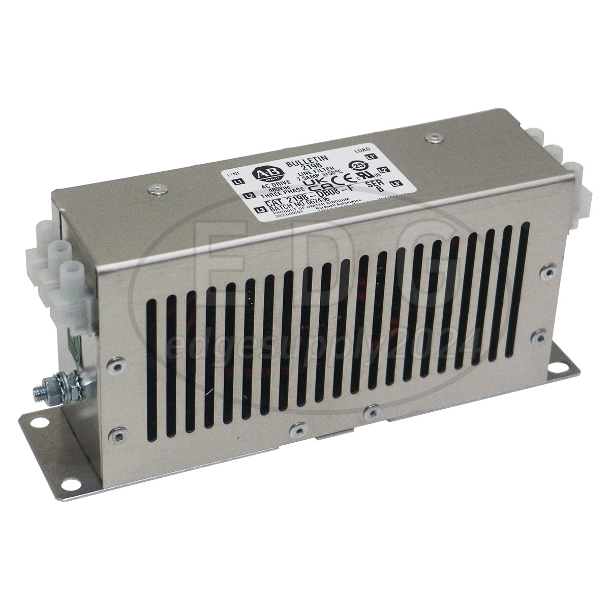New AB 2198-DB08-F Kinetix 5500 8 Amp single and three phase EMC line filter