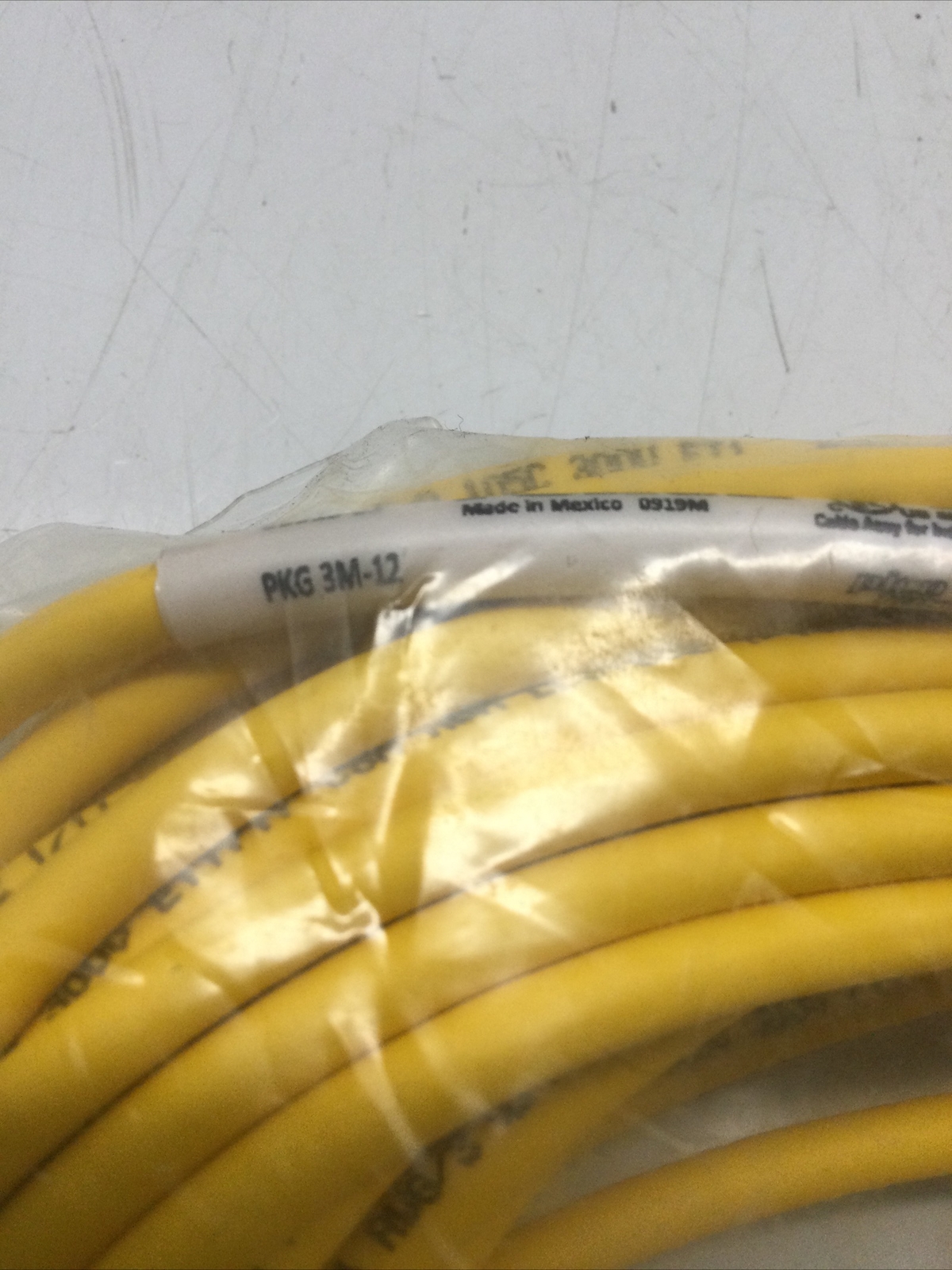 NEW, TURCK, PKG 3M-12, SENSOR CORDSET, U2516-65. (12J-4)