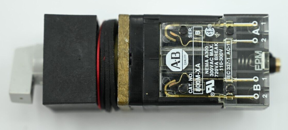 Allen Bradley 800MB-HX2B Selector Switch 800MBHX2B with 800M-XA