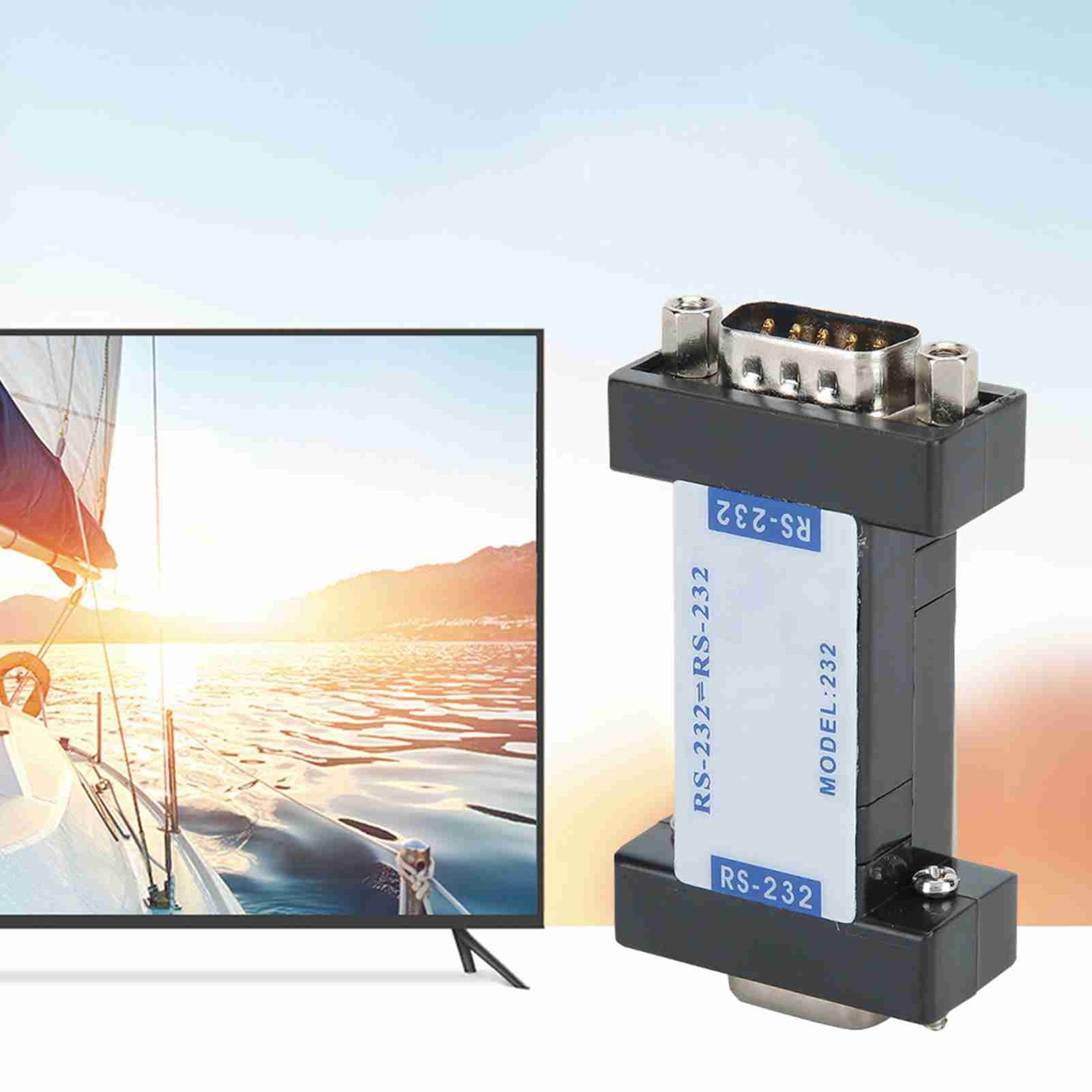 RS232-232 Interface Converter Photoelectric Isolator Optical Isolation Surge