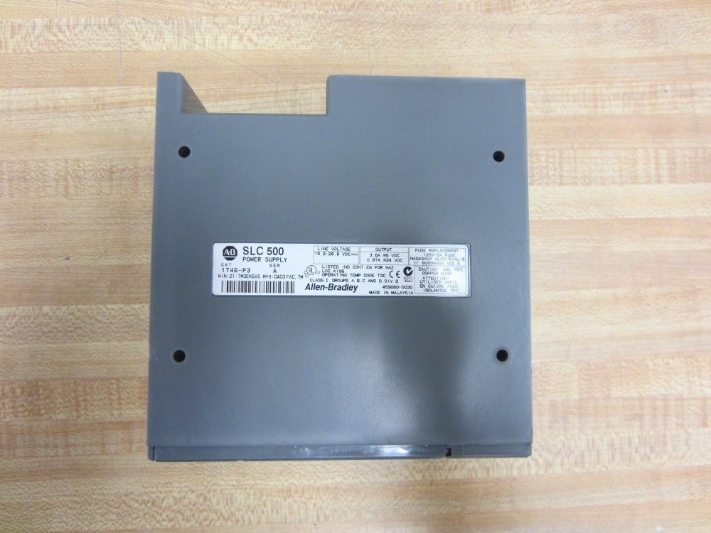 Allen Bradley 1746-P3 Power Supply 1746P3 Ser .A
