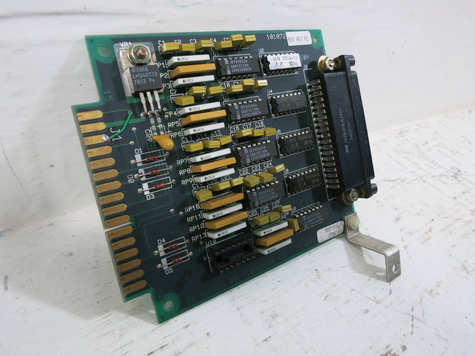 Exide Electronics 101072-815 Rev. P2 EE Buffer Board Card PLC 118302668 P3