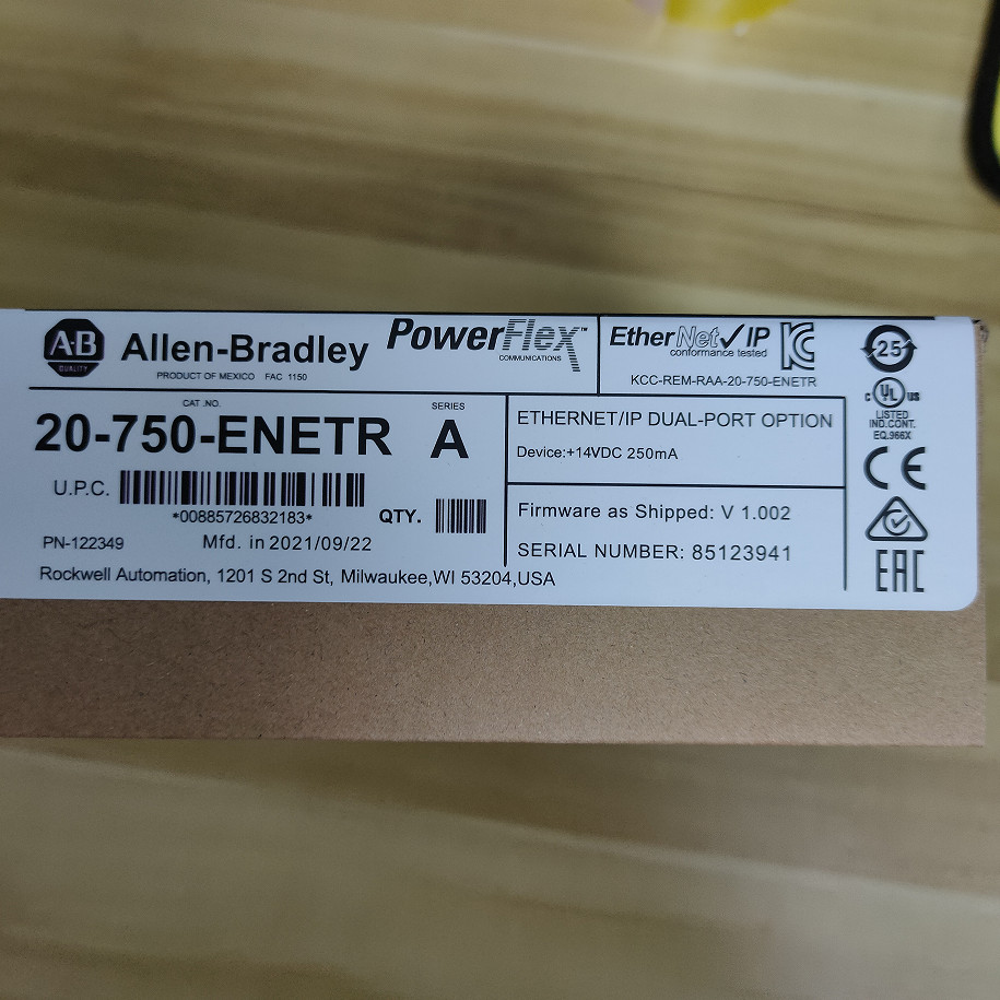 Factory Sealed Allen-Bradley 20-750-ENETR 750 2-P ENet/IP Module AB US Free Tax