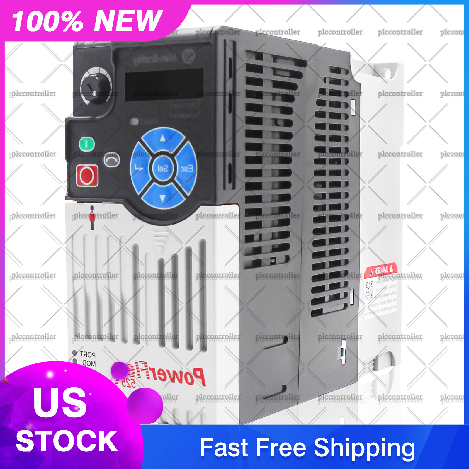 2025 NEW Allen-Bradley 25B-D2P3N104 PowerFlex 525 0.75kW 1Hp AC Drive 3 Phase