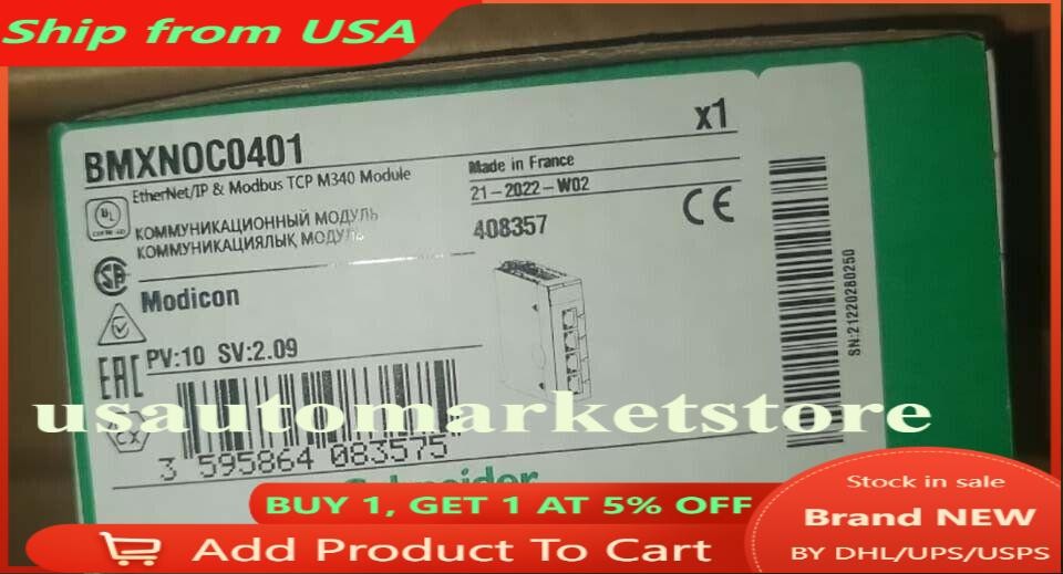1PC New PLC MODULE BMXNOC0401