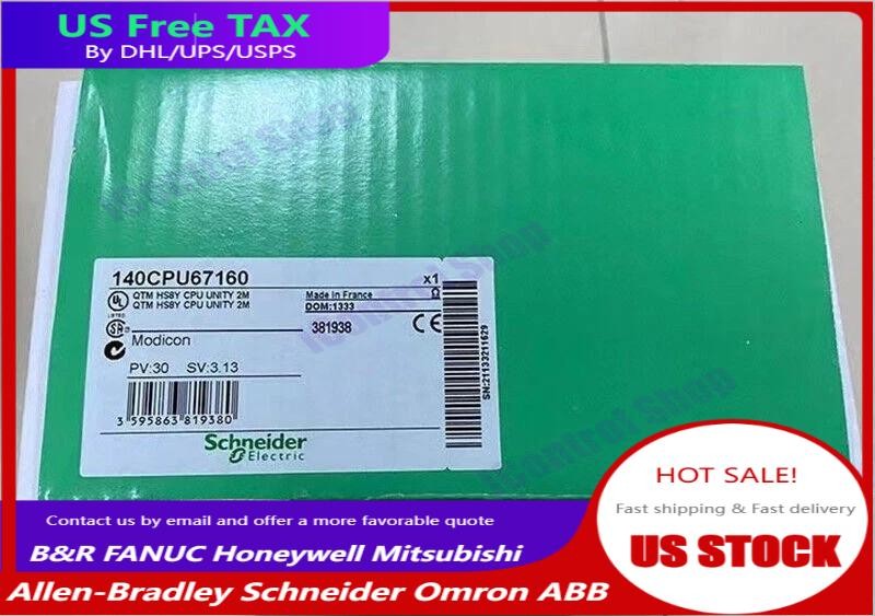 Schneider 140CPU67160 PLC Module New In Box Fast Shipping