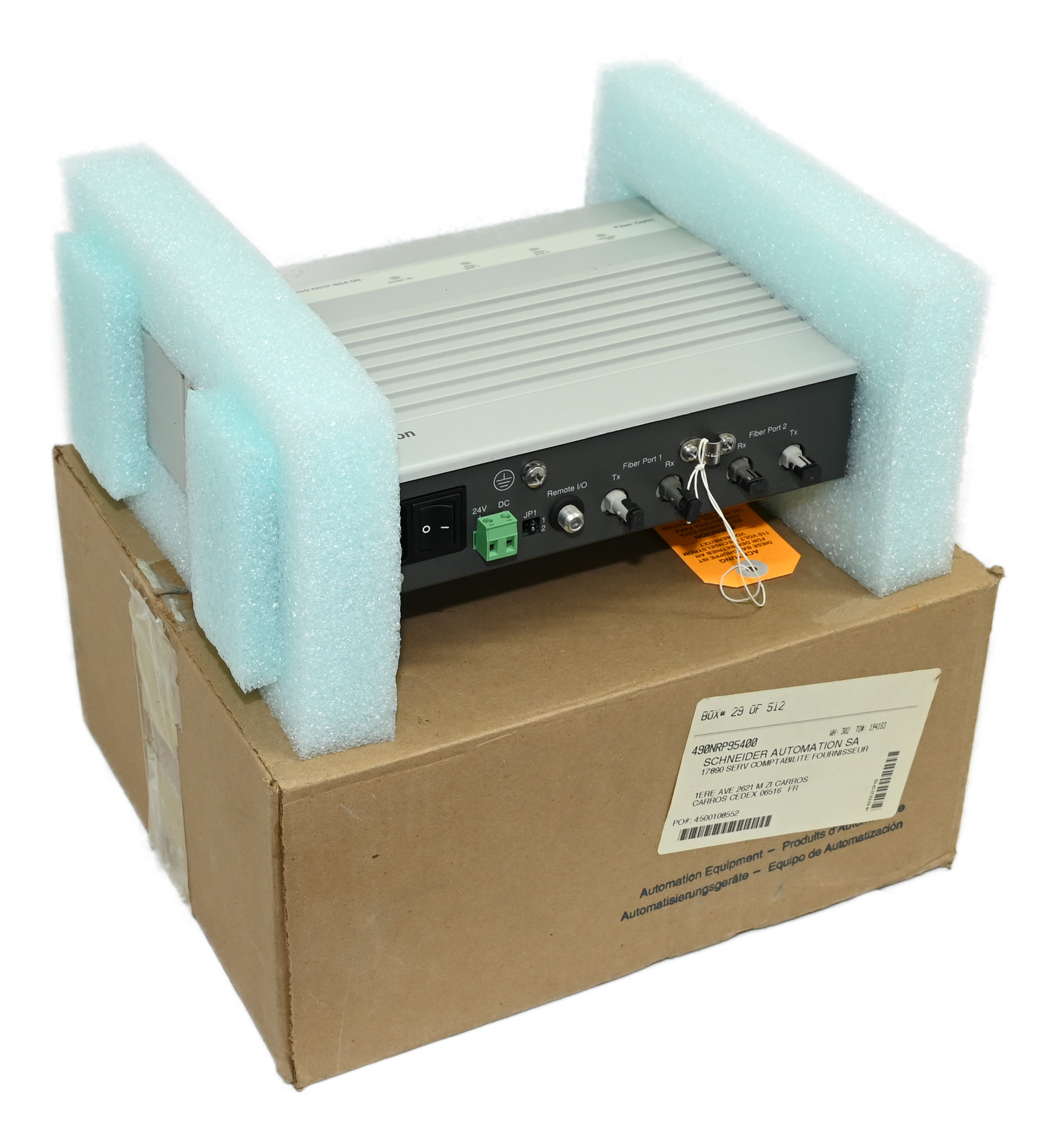 Schneider 490NRP95400 Modicon 490 NRP 954 00 Fiber Optic Repeater New
