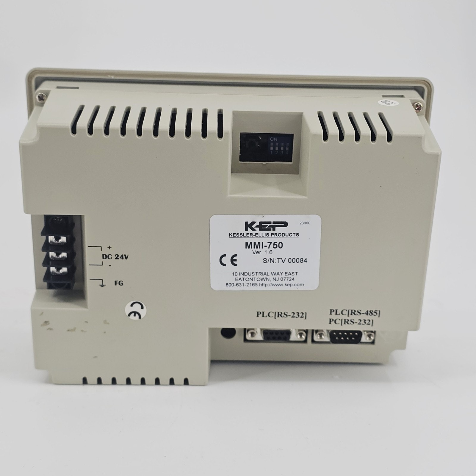 KEP Kessler-Ellis Products MMI-750 Touch Screen Interface Control Panel E7 1.6
