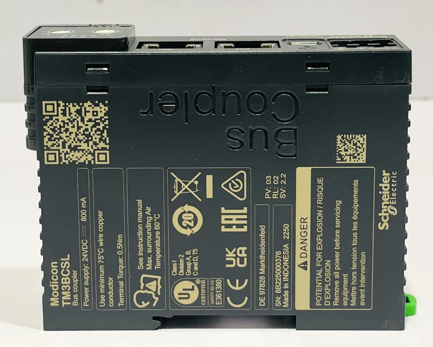 NEW SCHNEIDER ELECTRIC MODICON TM3BCSL BUS COUPLER MODULE