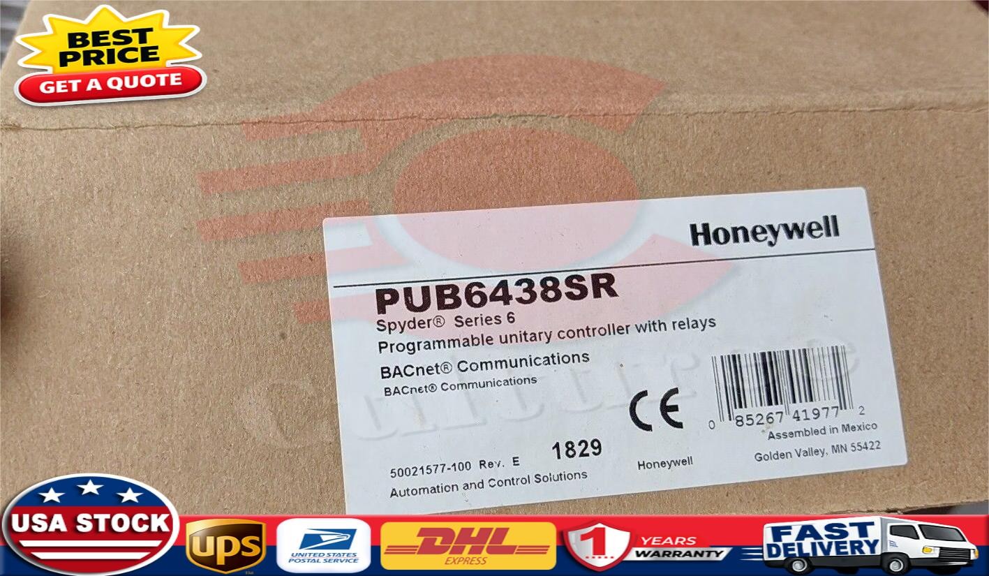 HONEYWELL PUB6438SR PROGRAMMABLE UNITARY CONTROLLER WITH RELAYS NEW DHL
