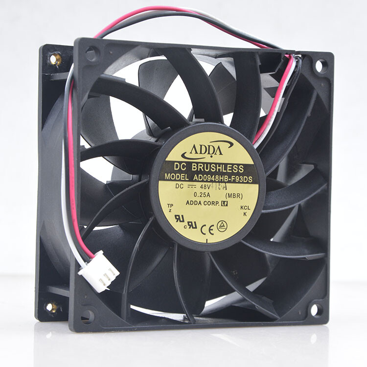 ADDA 9CM 48V 0.25A 9238 9038 AD0948HB-F93DS Converter Server cooling Fan