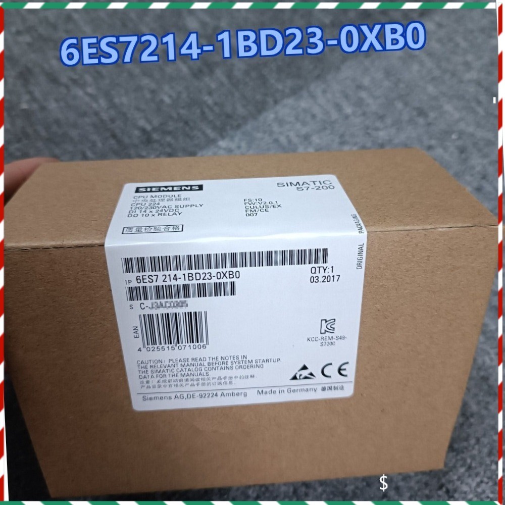 6ES7214-1BD23-0XB0 NEW SIEMENS CPU Central Processing Unit 6ES7 214-1BD23-0XB0