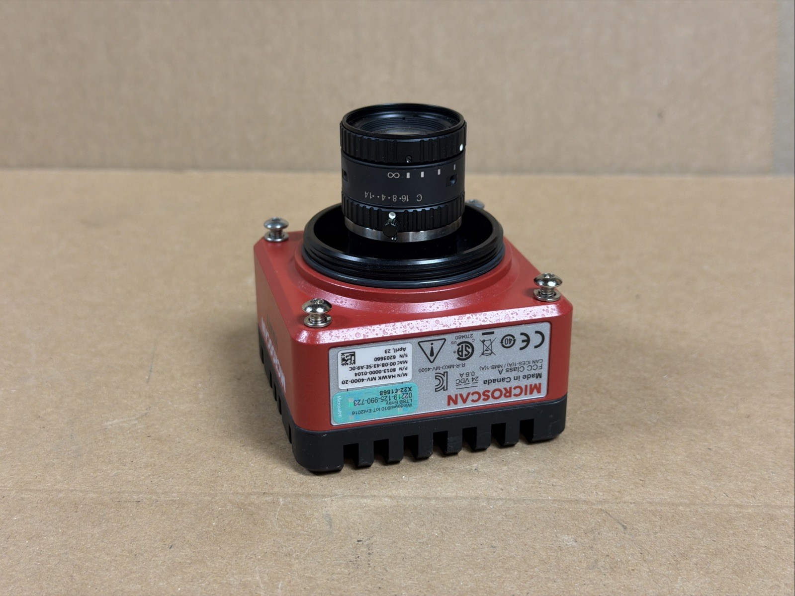 Microscan 8012-0000-0103 Machine Vision Camera HAWK MV-4000-20 FAST SHIPPING
