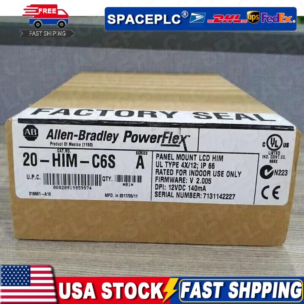 FACTORY SEALED Allen-Bradley 20-HIM-C6S Ser A Panel Mount LCD HIM AB 20 HIM C6S