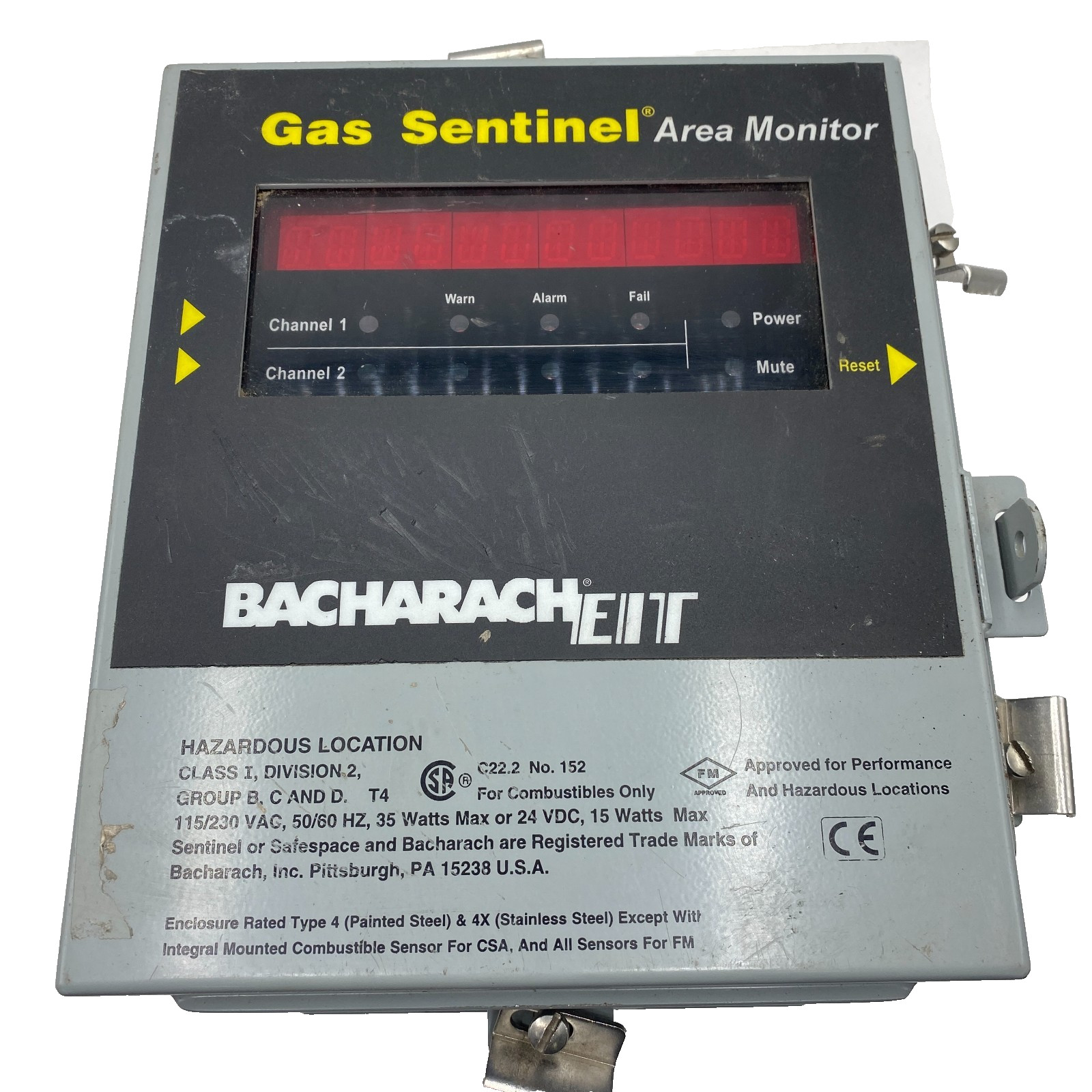 BACHARACH 51-7469 PROCESS CONTROLLER, GAS SENTINEL AREA MONITOR 517469