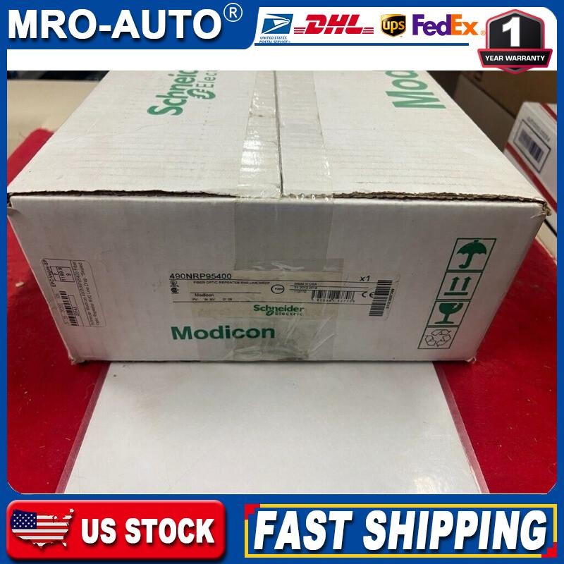 SND 490NRP95400 Modicon Fiber Line Drop Repeater 490-NRP-954-00 US Free TAX