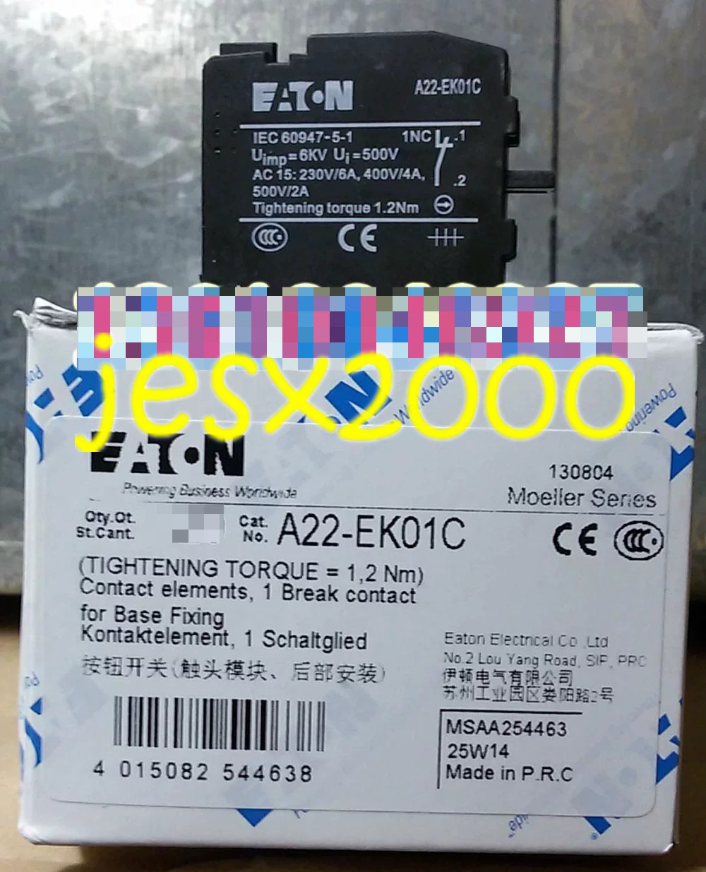 5PCS NEW Button contact A22-EK01C #YY