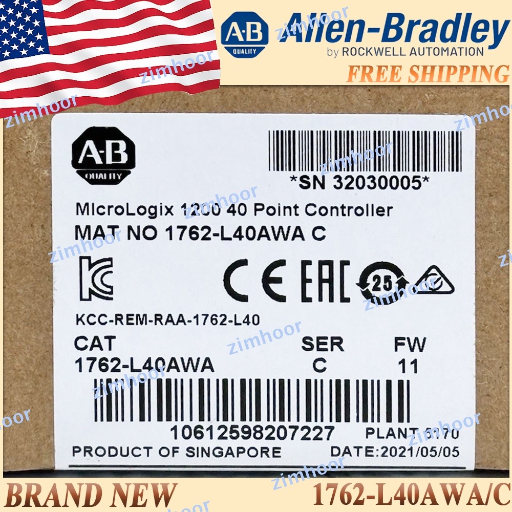 New AB 1762-L40AWA/C MicroLogix 1200 40 Point Controller 1762L40AWA serC US 1PC