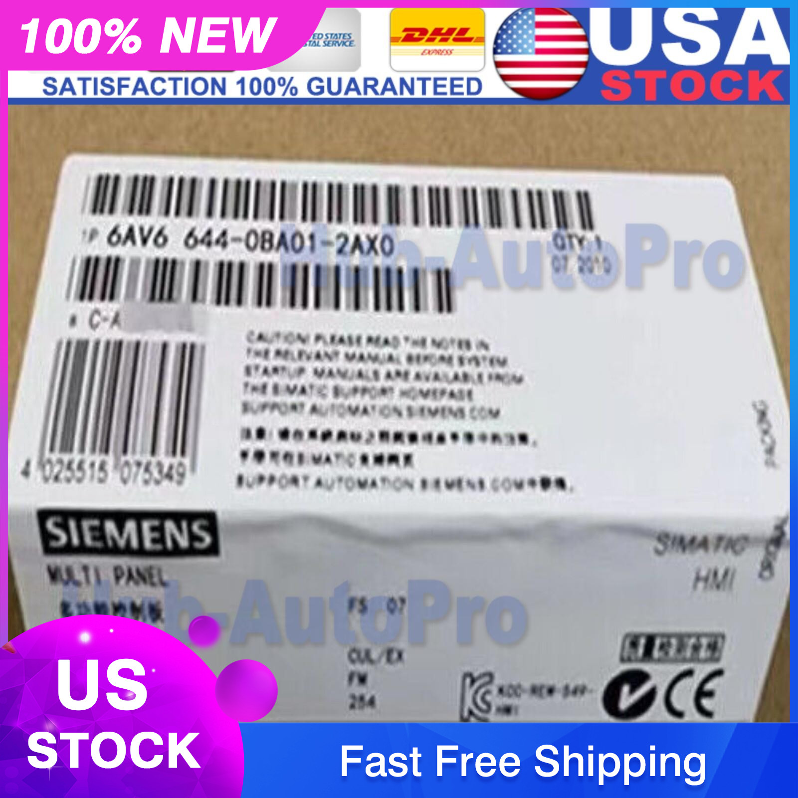 6ES7313-6CF03-0AB0 6ES7 313-6CF03-0AB0 Siemens New US FREE TAX