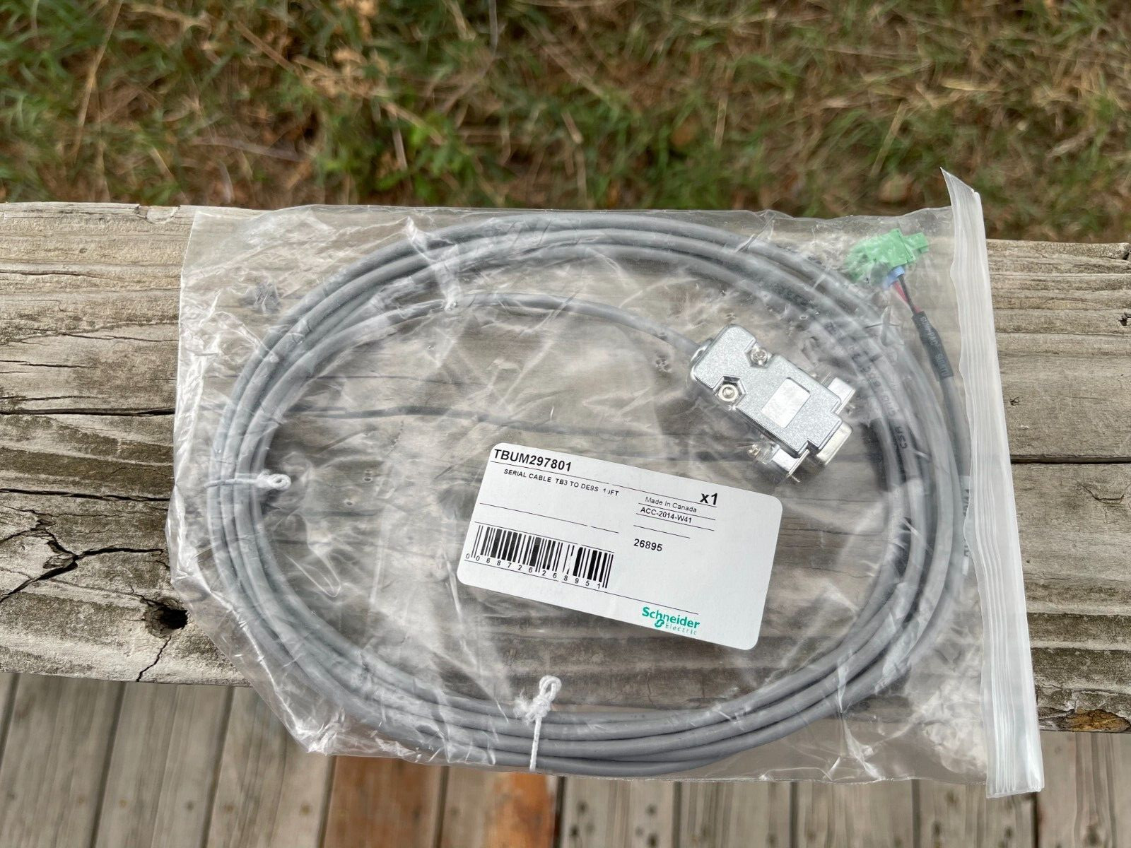 Control Microsystems SCADAPack TBUM297801 Serial Cable