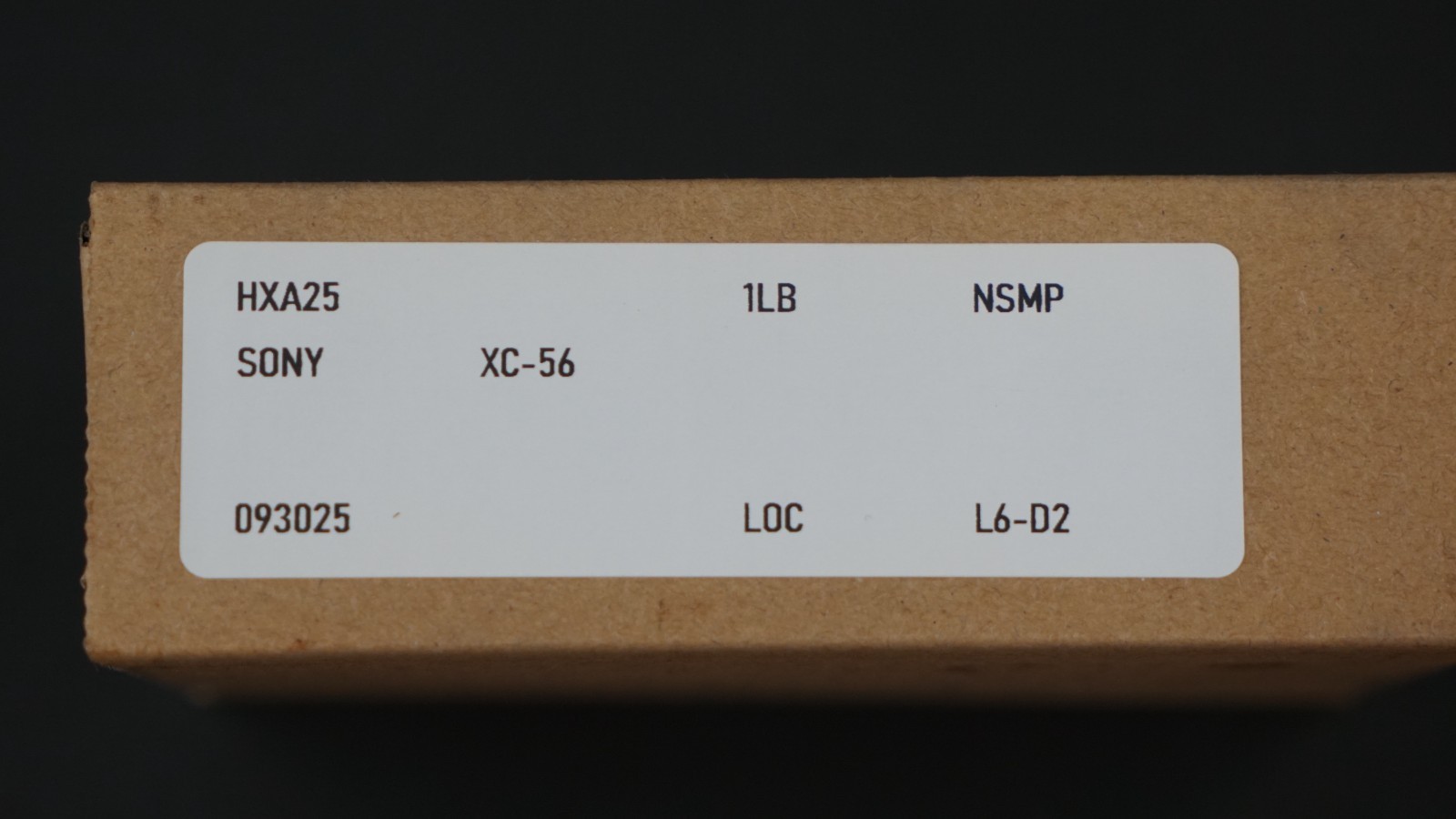 SONY XC-56 CCD Industrial Video Camera XC56, 12VDC