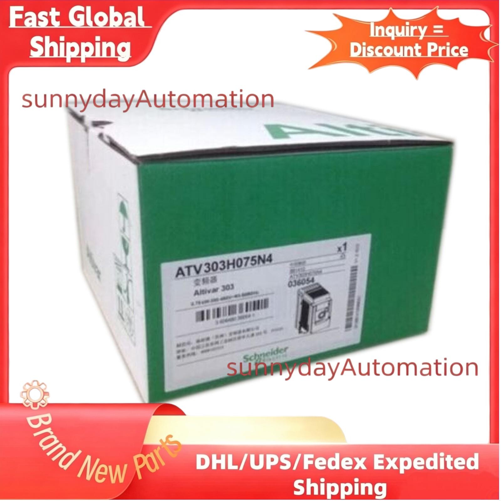 0.75KW Inverter ATV303H075N4 380V US Free TAX